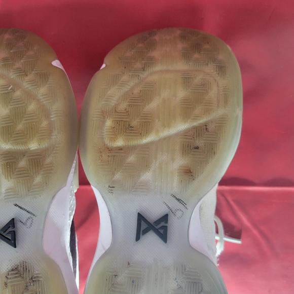 Nike PG 1 ‘Chrome’ White Basketball Shoe Size 8 878627-100 - Picture 9 of 10